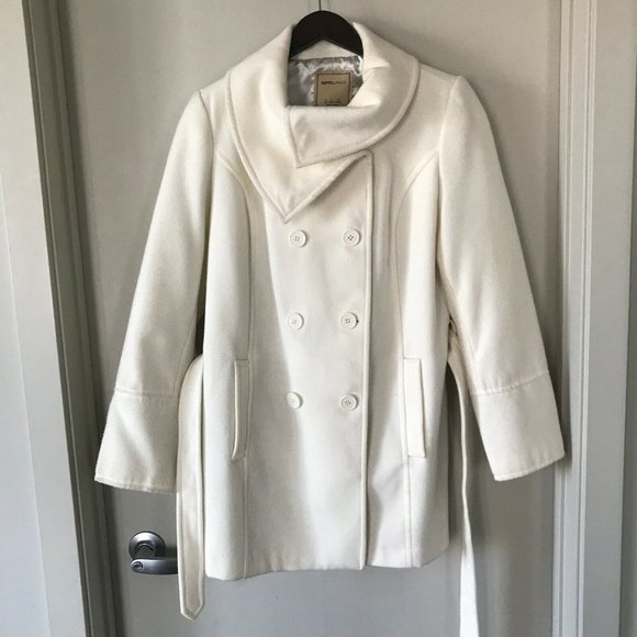 SuiteBlanco White Coat Size XL with Waist Strap - Picture 3 of 10